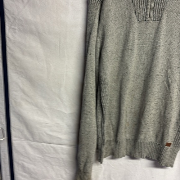 ProJek Raw Mens Pull over Zip Neck Sweater Gray Size Large - Picture 6 of 8